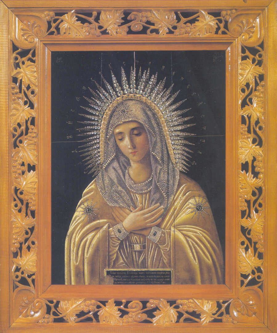Икона Божией матери Умиление Серафимо-Дивеевская