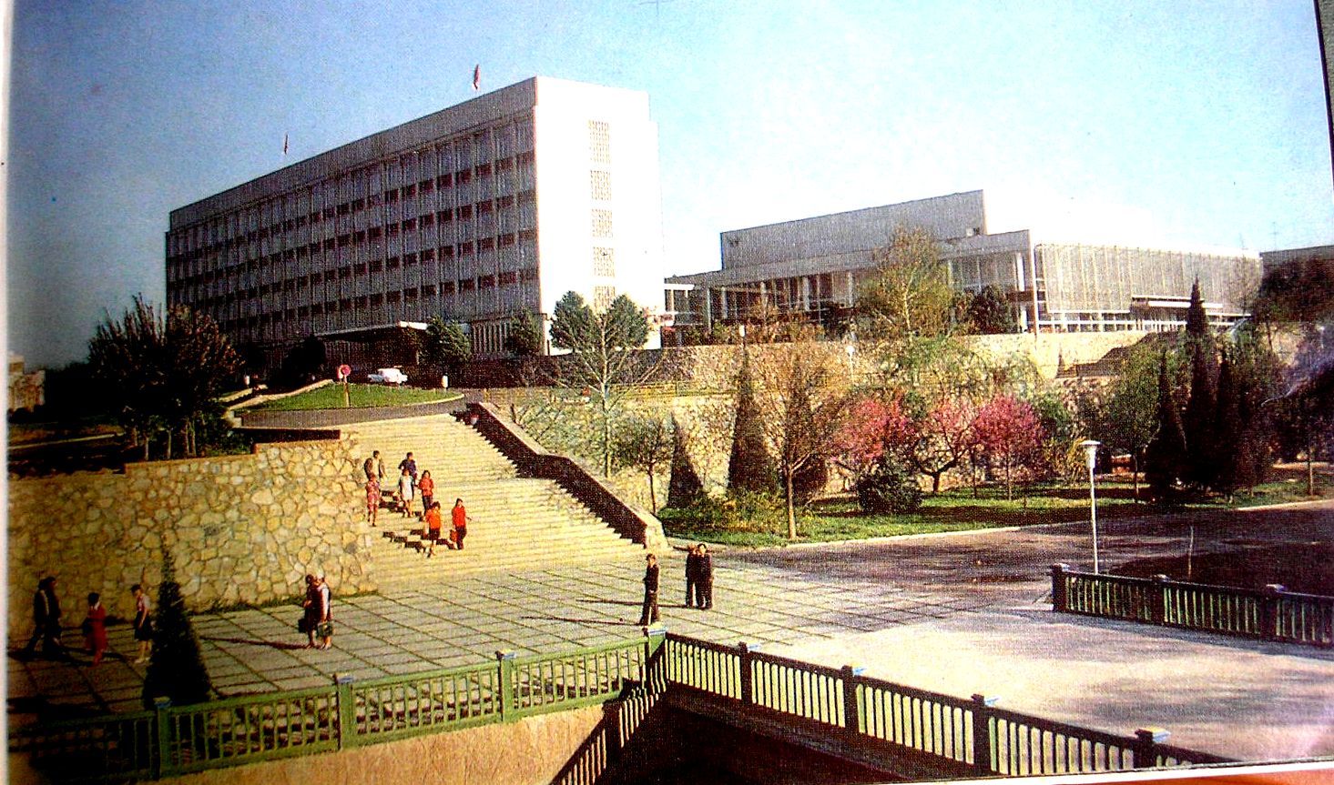 Площадь Ленина в Ташкенте в 70-80